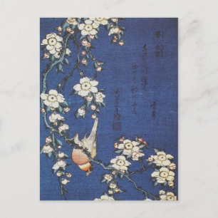 Goldfinch en Cherry Tree, c.1834, door Katsushika Briefkaart