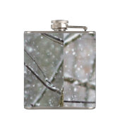 Goldfinch en kardinaal heupfles (Achterkant)