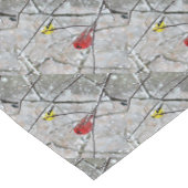 Goldfinch en kardinaal korte tafelloper (Hoek)