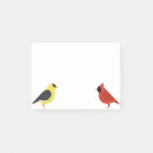 Goldfinch en kardinaal post-it® notes (Voorkant)