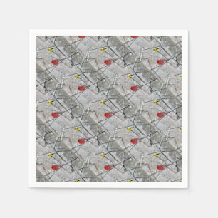 Goldfinch en kardinaal servet