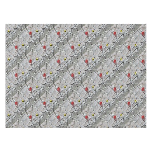 Goldfinch en kardinaal tafelkleed (Voorkant (Horizontaal))