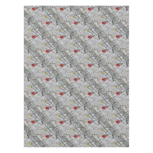 Goldfinch en kardinaal tafelkleed (Voorkant)