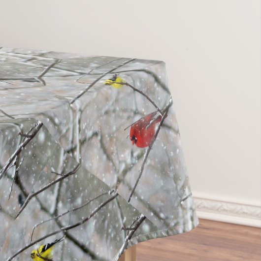 Goldfinch en kardinaal tafelkleed (Voorbeeld)