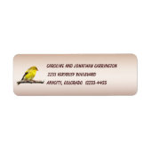 Goldfinch Etiket (Voorkant)
