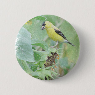 Goldfinch Grunge Ronde Button 5,7 Cm