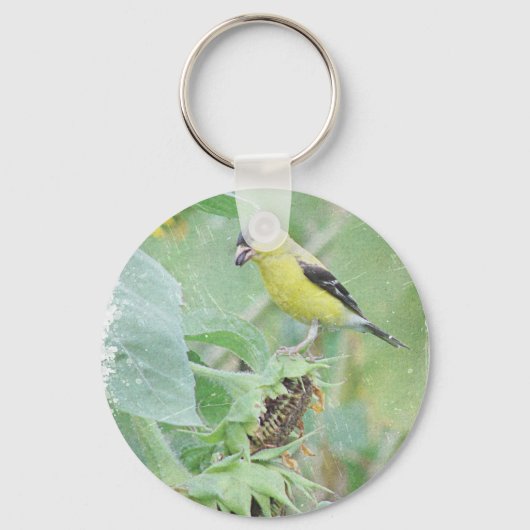 Goldfinch Grunge Sleutelhanger (Voorkant)
