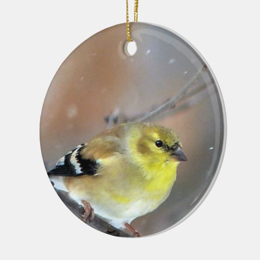 Goldfinch Keramisch Ornament (Links)