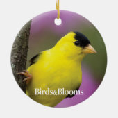 Goldfinch Keramisch Ornament (Achterkant)