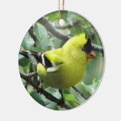 Goldfinch Keramisch Ornament (Links)