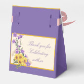 Goldfinch Lente Tuin Trouwcrème Bedankdoosjes (Achterkant)