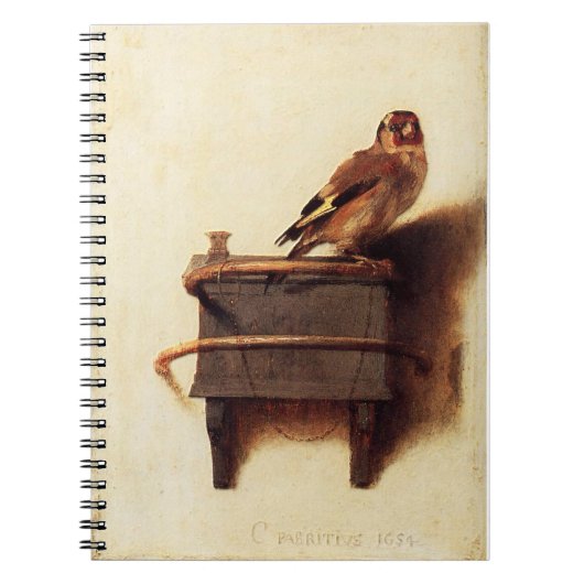 Goldfinch Masterstuk van Carel Fabritius Notitieboek (Voorkant)