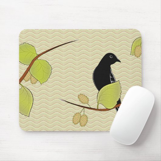 Goldfinch & Mulberry Mousepad Muismat (Met muis)