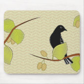 Goldfinch & Mulberry Mousepad Muismat (Voorkant)