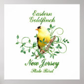 Goldfinch New Jersey State Bird Poster (Voorkant)