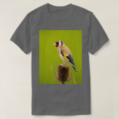 Goldfinch op de teasel t-shirt (Design voorkant)