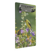 Goldfinch op een Harebell Flower Mini Klembord (Schuin)