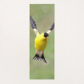 Goldfinch op een Harebell Flower Yogamat (Achterkant)