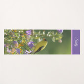 Goldfinch op een Harebell Flower Yogamat (Voorkant (horizontaal))