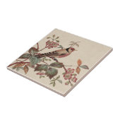 Goldfinch Polychrome Staffordshire Repro Antiek Tegeltje (Zijkant)