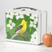 Goldfinch schilderen - Kute Original Dog Art (In situ)
