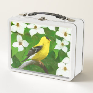 Goldfinch schilderen - Kute Original Dog Art