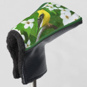Goldfinch schilderen - Kute Original Dog Art Golfheadcover (3/4 voorkant)