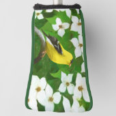 Goldfinch schilderen - Kute Original Dog Art Golfheadcover (Draai 90)