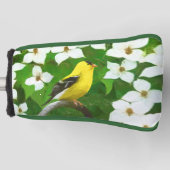 Goldfinch schilderen - Kute Original Dog Art Golfheadcover (Voorkant)