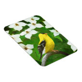 Goldfinch schilderen - Kute Original Dog Art Magneet (Rechterzijde)