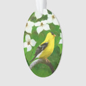 Goldfinch schilderen - Kute Original Dog Art Ornament (voorkant)