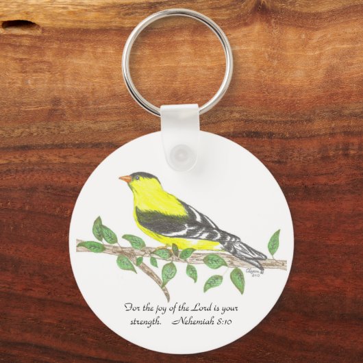 Goldfinch Sleutelhanger (Voorkant)