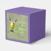 Goldfinch Spring Garden Wedding Bedankdoosjes (Achterkant)