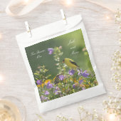 Goldfinch Spring Garden Wedding Bedankzakje (Geknipt)