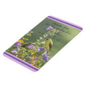 Goldfinch Spring Garden Wedding Magneet (Linkerzijde)
