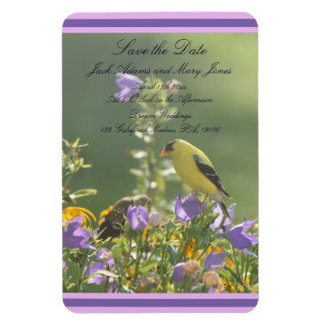 Goldfinch Spring Garden Wedding Magneet