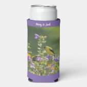 Goldfinch Spring Garden Wedding Seltzer Blikjeskoeler (Seltzer Voorkant)