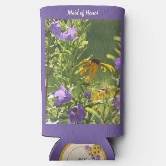 Goldfinch Spring Garden Wedding Seltzer Blikjeskoeler (Achterkant)