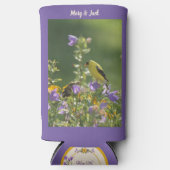 Goldfinch Spring Garden Wedding Seltzer Blikjeskoeler (Voorkant)