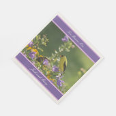 Goldfinch Spring Garden Wedding Servet (Hoek)