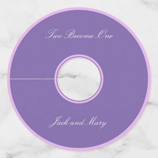 Goldfinch Spring Garden Wedding Wijnglaslabel (Achterkant)