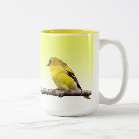 Goldfinch Tweekleurige Koffiemok (Rechts)