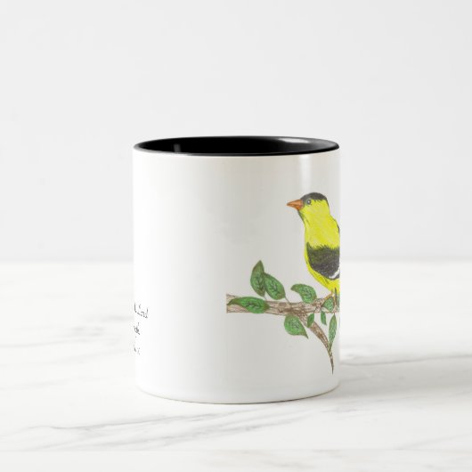 Goldfinch Two-Tone Mok (Center)