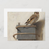 Goldfinch van Carel Fabritius Briefkaart (Voorkant / Achterkant)
