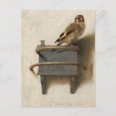Goldfinch van Carel Fabritius Feestdagenkaart (Voorkant)
