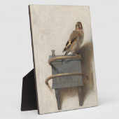 Goldfinch van Carel Fabritius Fotoplaat (Zijkant)