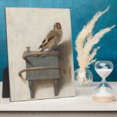 Goldfinch van Carel Fabritius Fotoplaat (Zijkant)