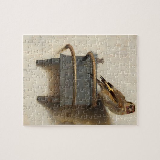 Goldfinch van Carel Fabritius Legpuzzel (Horizontaal)
