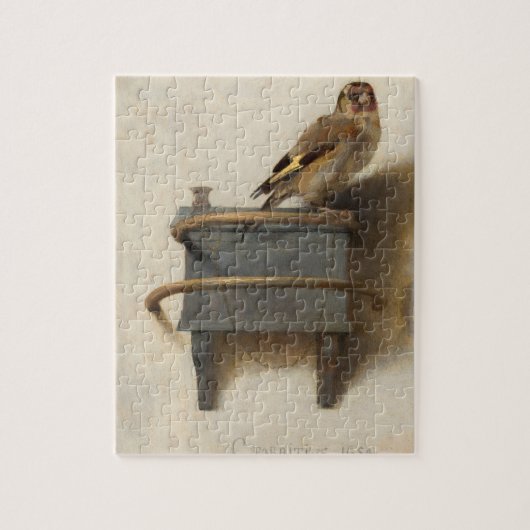 Goldfinch van Carel Fabritius Legpuzzel (Verticaal)