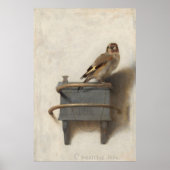 Goldfinch van Carel Fabritius Poster (Voorkant)